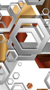 Modern geometrik soyut vektör ahşap renk kompozisyonları şablonları. Vektör çizimi