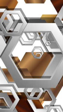 Modern geometrik soyut vektör ahşap renk kompozisyonları şablonları. Vektör çizimi