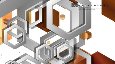 Modern geometrik soyut vektör ahşap renk kompozisyonları şablonları. Vektör çizimi