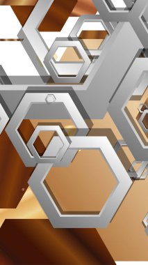 Modern geometrik soyut vektör ahşap renk kompozisyonları şablonları. Vektör çizimi