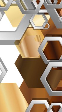 Modern geometrik soyut vektör ahşap renk kompozisyonları şablonları. Vektör çizimi