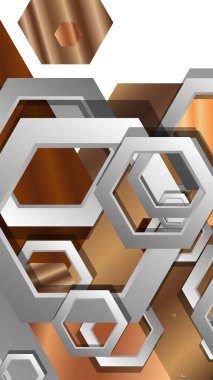 Modern geometrik soyut vektör ahşap renk kompozisyonları şablonları. Vektör çizimi