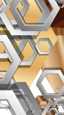 Modern geometrik soyut vektör ahşap renk kompozisyonları şablonları. Vektör çizimi