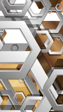 Modern geometrik soyut vektör ahşap renk kompozisyonları şablonları. Vektör çizimi