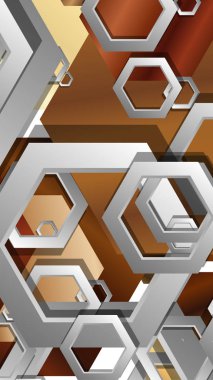 Modern geometrik soyut vektör ahşap renk kompozisyonları şablonları. Vektör çizimi