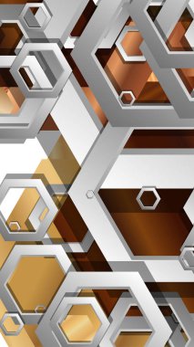 Modern geometrik soyut vektör ahşap renk kompozisyonları şablonları. Vektör çizimi