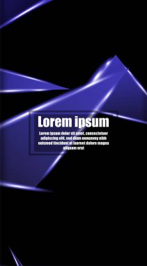 dikey soyut tasarım. Parlak üçgen şekil vektör tasarımının arka planı. tasarım arka planınız için uygun