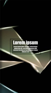 dikey soyut tasarım. Parlak üçgen şekil vektör tasarımının arka planı. tasarım arka planınız için uygun