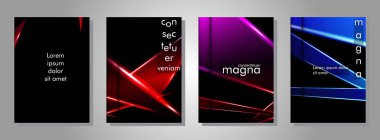 Minimal kapak tasarımı. Üçgen şekil vektör tasarım arka plan. Broşürler, posterler, kapaklar, afişler, vb için geçerlidir