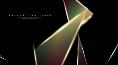 Parlak üçgenler bir fon ile modern teknoloji tasarımı. Tasarım arka planınız için uygun vektör çizimi