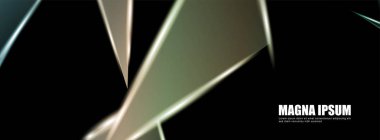 Parlak üçgen şekil vektör tasarım afişarka planı. tasarım arka planınız için uygun