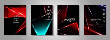 Minimal kapak tasarımı. Üçgen şekil vektör tasarım arka plan. Broşürler, posterler, kapaklar, afişler, vb için geçerlidir