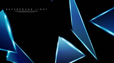 Parlak üçgenler bir fon ile modern teknoloji tasarımı. Tasarım arka planınız için uygun vektör çizimi