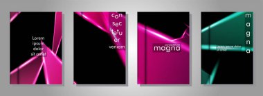 Minimal kapak tasarımı. Üçgen şekil vektör tasarım arka plan. Broşürler, posterler, kapaklar, afişler, vb için geçerlidir