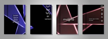 Minimal kapak tasarımı. Üçgen şekil vektör tasarım arka plan. Broşürler, posterler, kapaklar, afişler, vb için geçerlidir