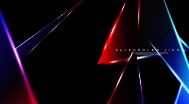 Parlak üçgenler bir fon ile modern teknoloji tasarımı. Tasarım arka planınız için uygun vektör çizimi