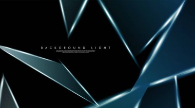 Parlak üçgenler bir fon ile modern teknoloji tasarımı. Tasarım arka planınız için uygun vektör çizimi