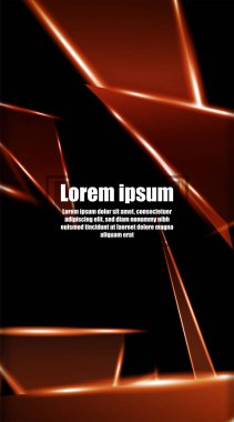 dikey soyut tasarım. Parlak üçgen şekil vektör tasarımının arka planı. tasarım arka planınız için uygun