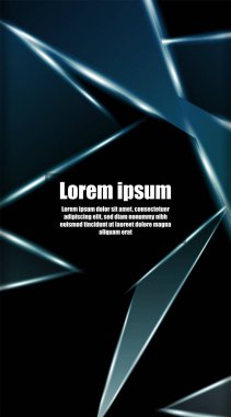 dikey soyut tasarım. Parlak üçgen şekil vektör tasarımının arka planı. tasarım arka planınız için uygun