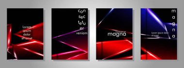 Minimal kapak tasarımı. Üçgen şekil vektör tasarım arka plan. Broşürler, posterler, kapaklar, afişler, vb için geçerlidir