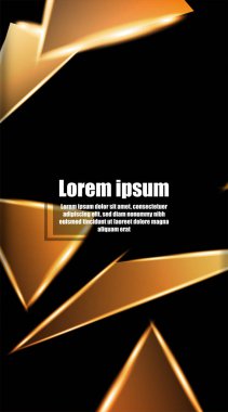 dikey soyut tasarım. Parlak üçgen şekil vektör tasarımının arka planı. tasarım arka planınız için uygun