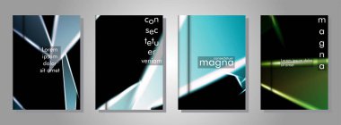 Minimal kapak tasarımı. Üçgen şekil vektör tasarım arka plan. Broşürler, posterler, kapaklar, afişler, vb için geçerlidir