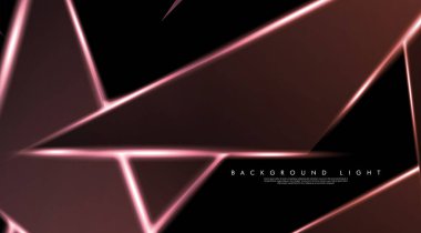 Parlak üçgenler bir fon ile modern teknoloji tasarımı. Tasarım arka planınız için uygun vektör çizimi