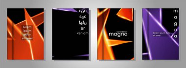 Minimal kapak tasarımı. Üçgen şekil vektör tasarım arka plan. Broşürler, posterler, kapaklar, afişler, vb için geçerlidir