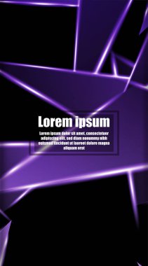dikey soyut tasarım. Parlak üçgen şekil vektör tasarımının arka planı. tasarım arka planınız için uygun