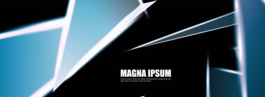 Parlak üçgen şekil vektör tasarım afişarka planı. tasarım arka planınız için uygun