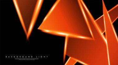 Parlak üçgenler bir fon ile modern teknoloji tasarımı. Tasarım arka planınız için uygun vektör çizimi