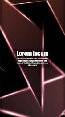 dikey soyut tasarım. Parlak üçgen şekil vektör tasarımının arka planı. tasarım arka planınız için uygun