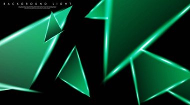 Parlak üçgenler bir fon ile modern teknoloji tasarımı. Tasarım arka planınız için uygun vektör çizimi