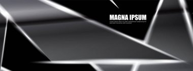 Parlak üçgen şekil vektör tasarım afişarka planı. tasarım arka planınız için uygun