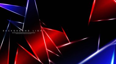 Parlak üçgenler bir fon ile modern teknoloji tasarımı. Tasarım arka planınız için uygun vektör çizimi