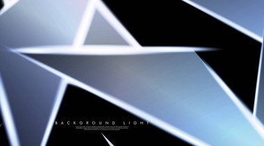 Parlak üçgenler bir fon ile modern teknoloji tasarımı. Tasarım arka planınız için uygun vektör çizimi