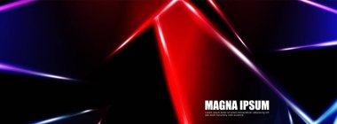 Parlak üçgen şekil vektör tasarım afişarka planı. tasarım arka planınız için uygun