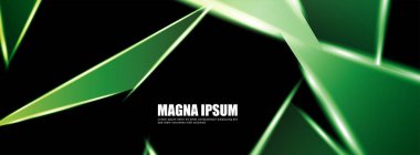 Parlak üçgen şekil vektör tasarım afişarka planı. tasarım arka planınız için uygun