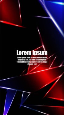 dikey soyut tasarım. Parlak üçgen şekil vektör tasarımının arka planı. tasarım arka planınız için uygun