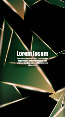 dikey soyut tasarım. Parlak üçgen şekil vektör tasarımının arka planı. tasarım arka planınız için uygun