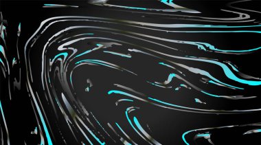 Mürekkep Doku Vektörü. Elle çizilmiş mermer illüstrasyon tekniği. Suluboya lekeleri, soyut arka planlar, su baskılar sanatsal etkileri. eps 10 vektör illüstrasyon