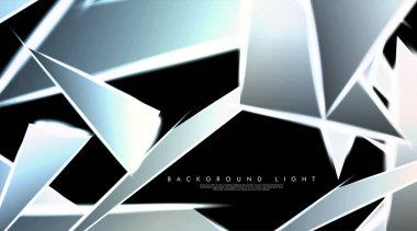 Parlak üçgenler bir fon ile modern teknoloji tasarımı. Tasarım arka planınız için uygun vektör çizimi