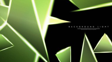 Parlak üçgenler bir fon ile modern teknoloji tasarımı. Tasarım arka planınız için uygun vektör çizimi