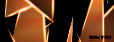 Parlak üçgen şekil vektör tasarım afişarka planı. tasarım arka planınız için uygun