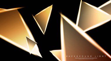 Parlak üçgenler bir fon ile modern teknoloji tasarımı. Tasarım arka planınız için uygun vektör çizimi