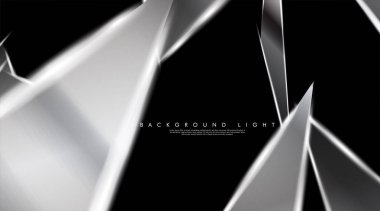 Parlak üçgenler bir fon ile modern teknoloji tasarımı. Tasarım arka planınız için uygun vektör çizimi