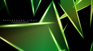 Parlak üçgenler bir fon ile modern teknoloji tasarımı. Tasarım arka planınız için uygun vektör çizimi