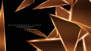 Parlak üçgenler bir fon ile modern teknoloji tasarımı. Tasarım arka planınız için uygun vektör çizimi