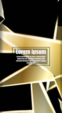 dikey soyut tasarım. Parlak üçgen şekil vektör tasarımının arka planı. tasarım arka planınız için uygun