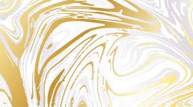 Beyaz ve altın mermer arka plan. Mermer doku tasarımı. Soyut arka plan. Stok. Yağlı boya tarzı. Suluboya el çizimi. tasarımınıza göre